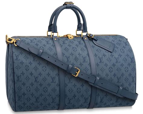 lv duffle bag blue|authentic louis vuitton duffle bag.